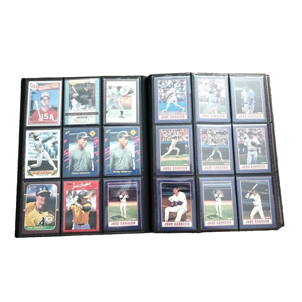 Nolan Ryan Baseball Card Lot Canseco McGwire Binder 80s 90s‎ 360 Cards